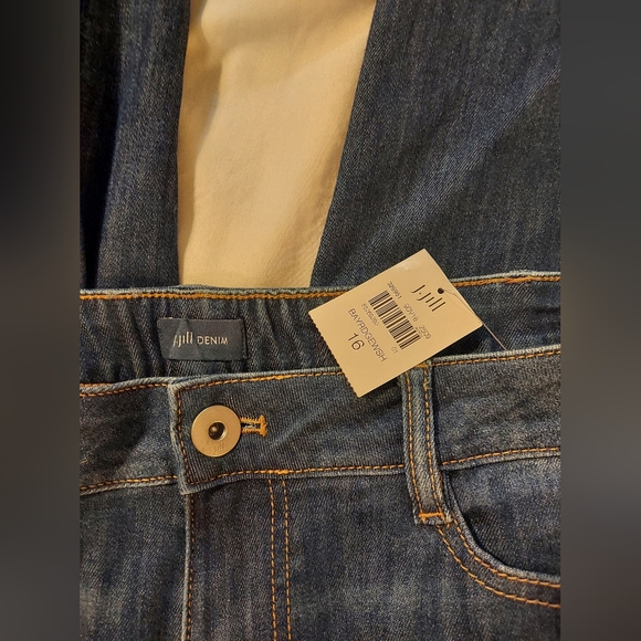 J. Jill Wide Leg Cargo Jeans - NWT - 16 - Picture 3 of 9